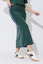 Forest Sport Bias Skirt