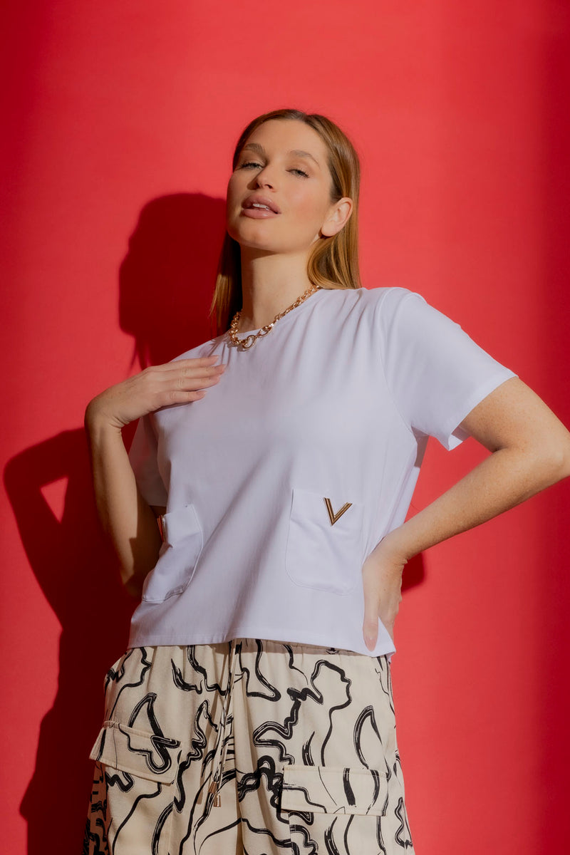 White Pocket T-Shirt