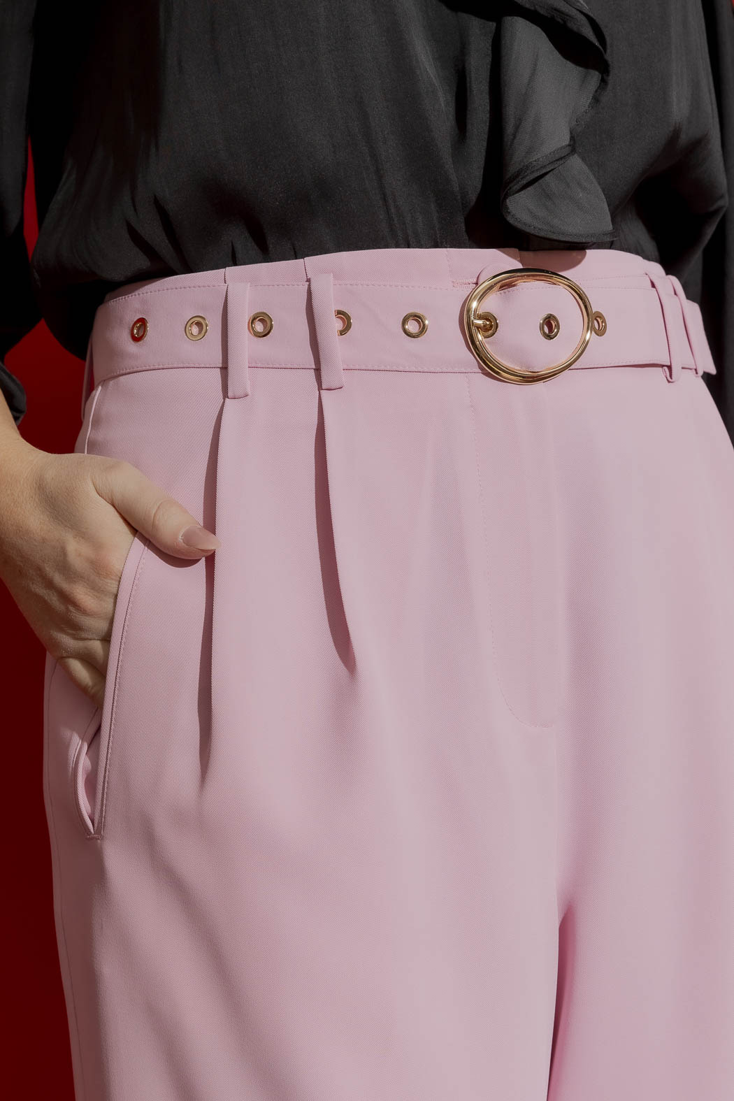 Sorbet Pink Cleo Ankle Pants Pink