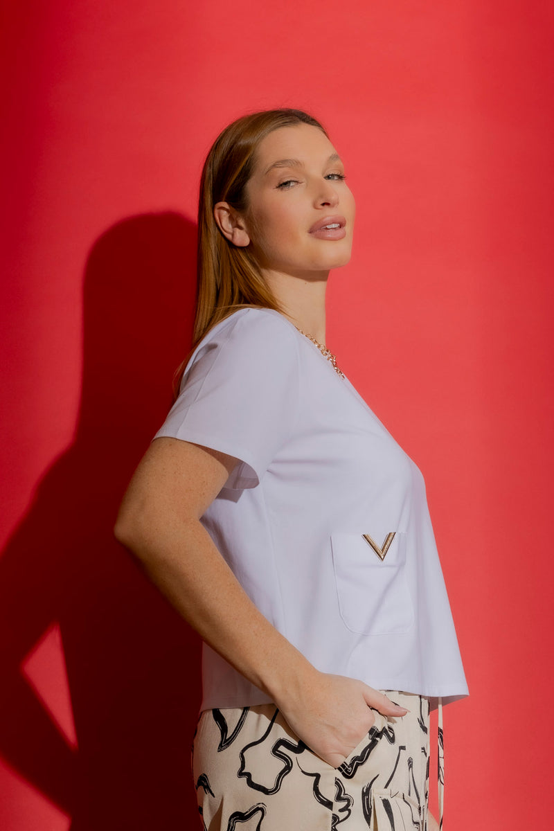 White Pocket T-Shirt