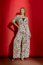 Cream/Black Classic Cargo Culottes