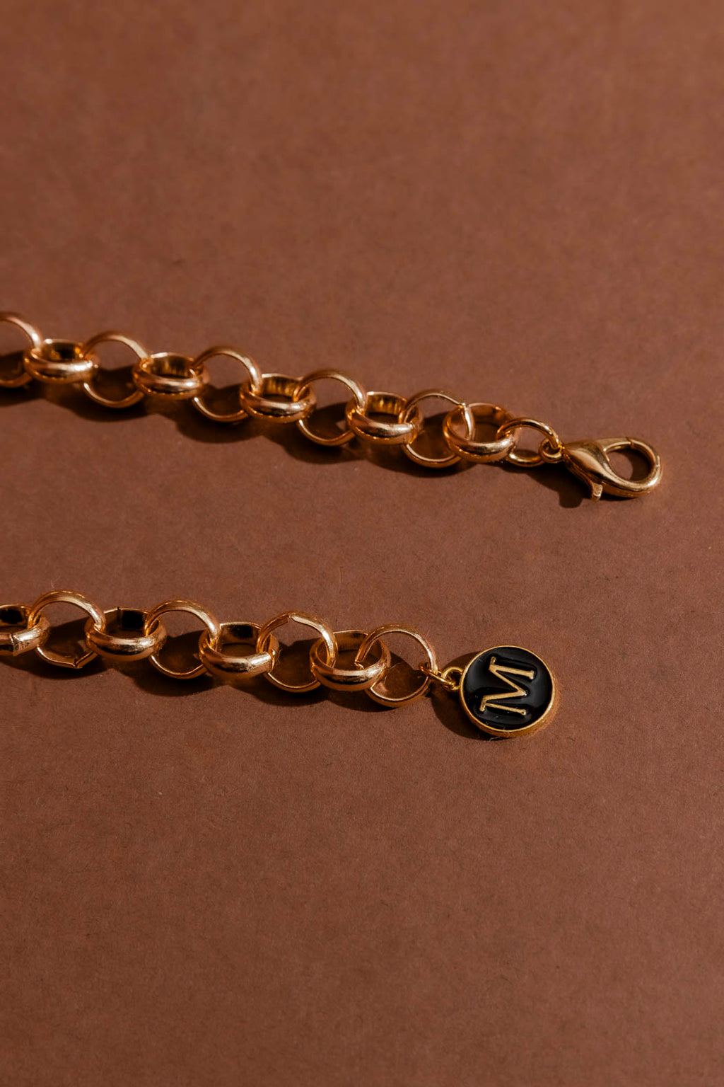 Gold Horsebit Necklace Gold O/S