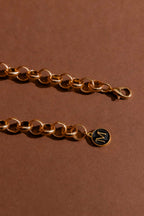 Gold Horsebit Necklace Gold O/S