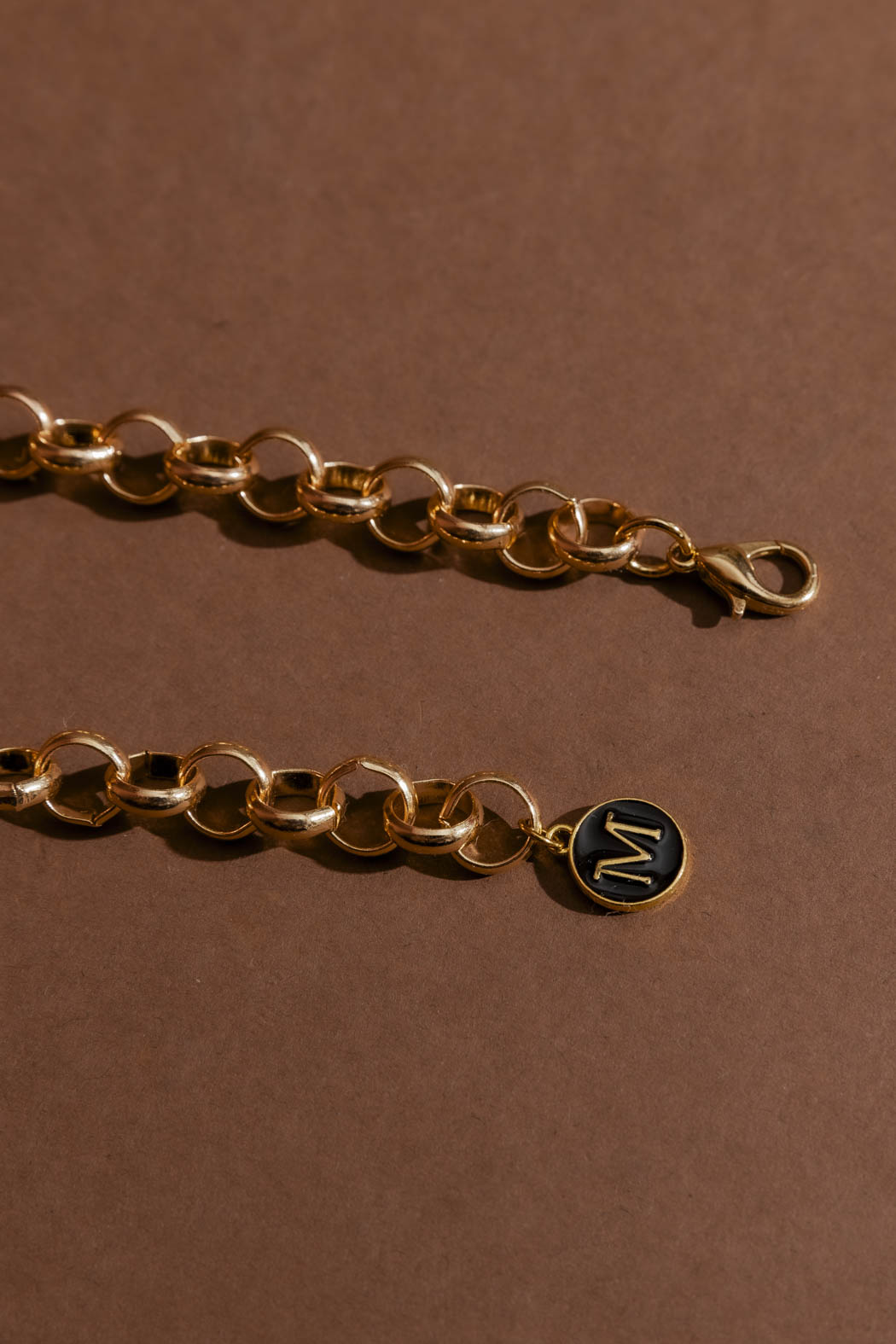 Gold Horsebit Necklace Gold O/S