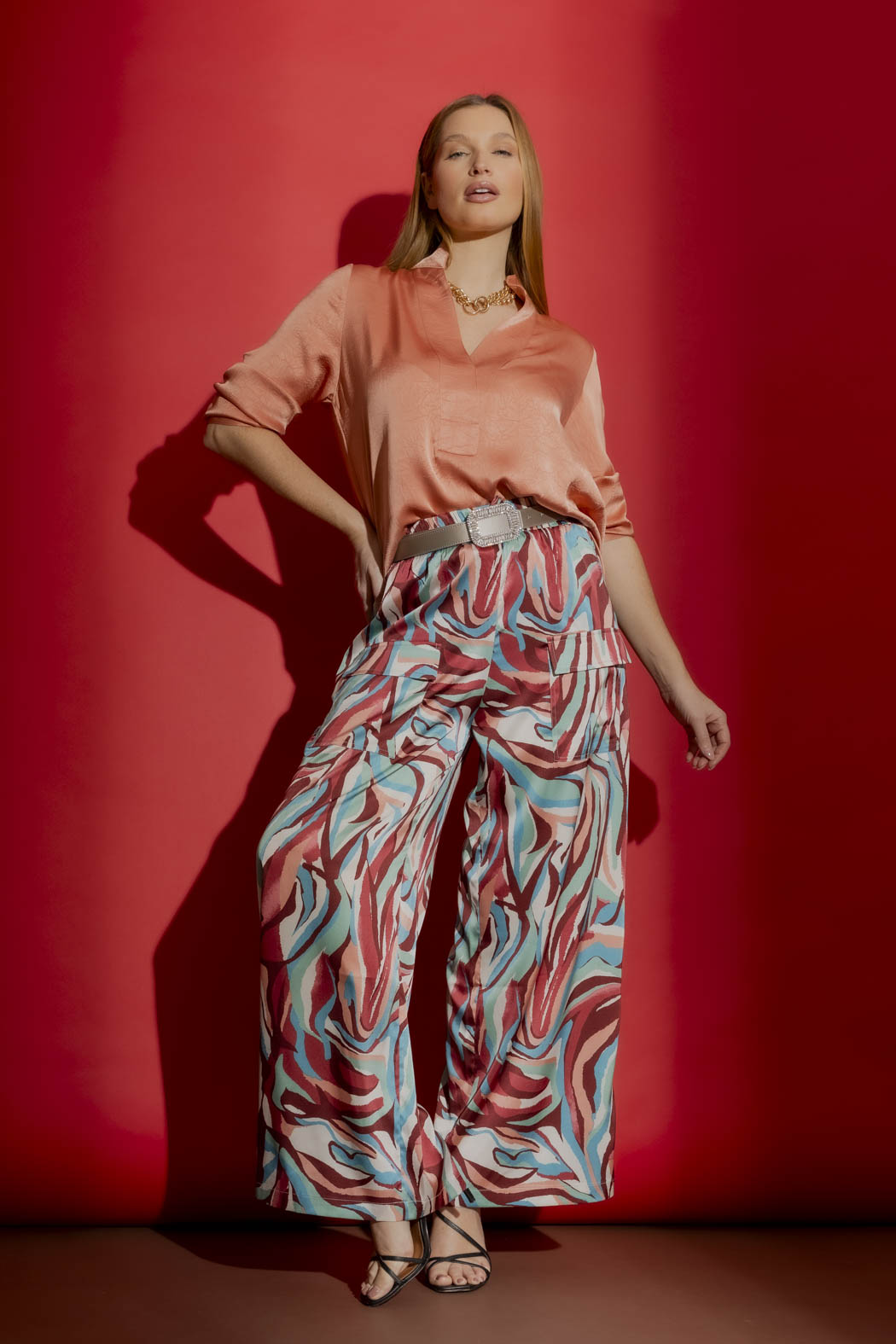 Sienna Silky Milan Blogger Shirt