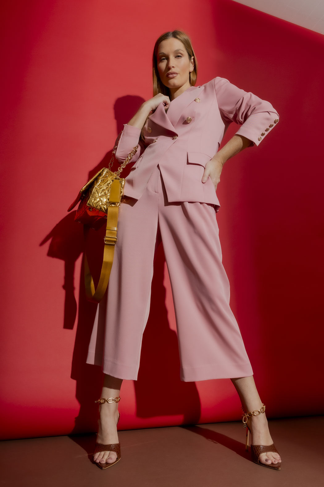 Pink Cleo Ankle Pant