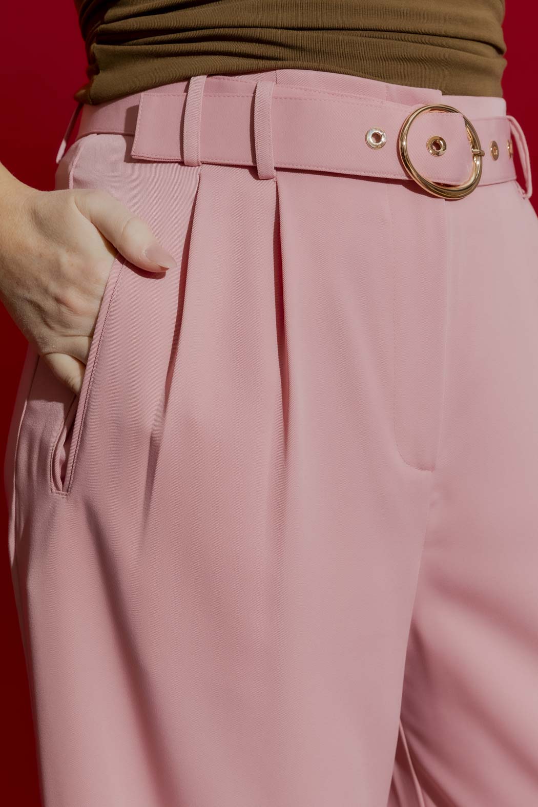Pink Cleo Ankle Pant