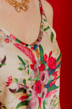Romantic Floral Bias Cami Floral