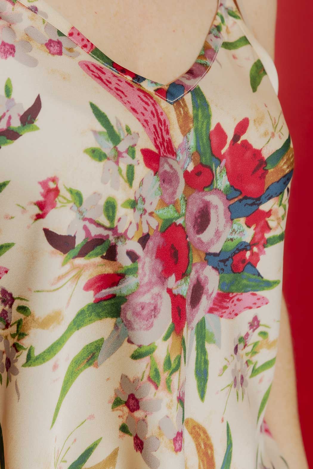 Romantic Floral Bias Cami Floral