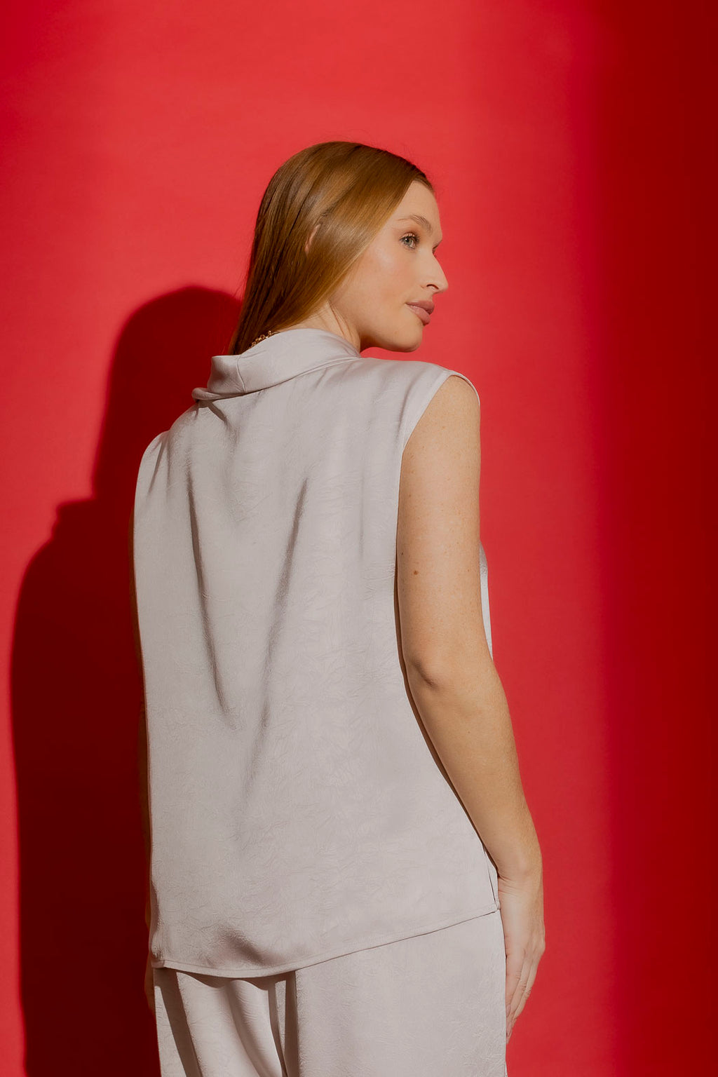 Oyster Cowl Neck Top