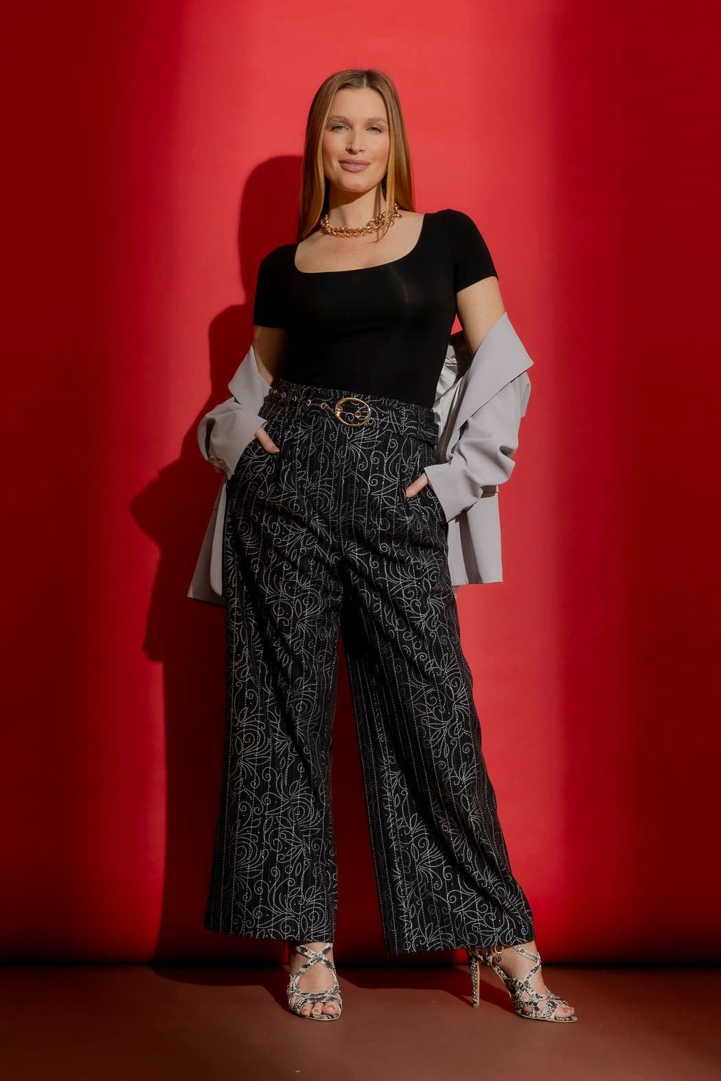 Black Tencel Cap Sleeve Tee