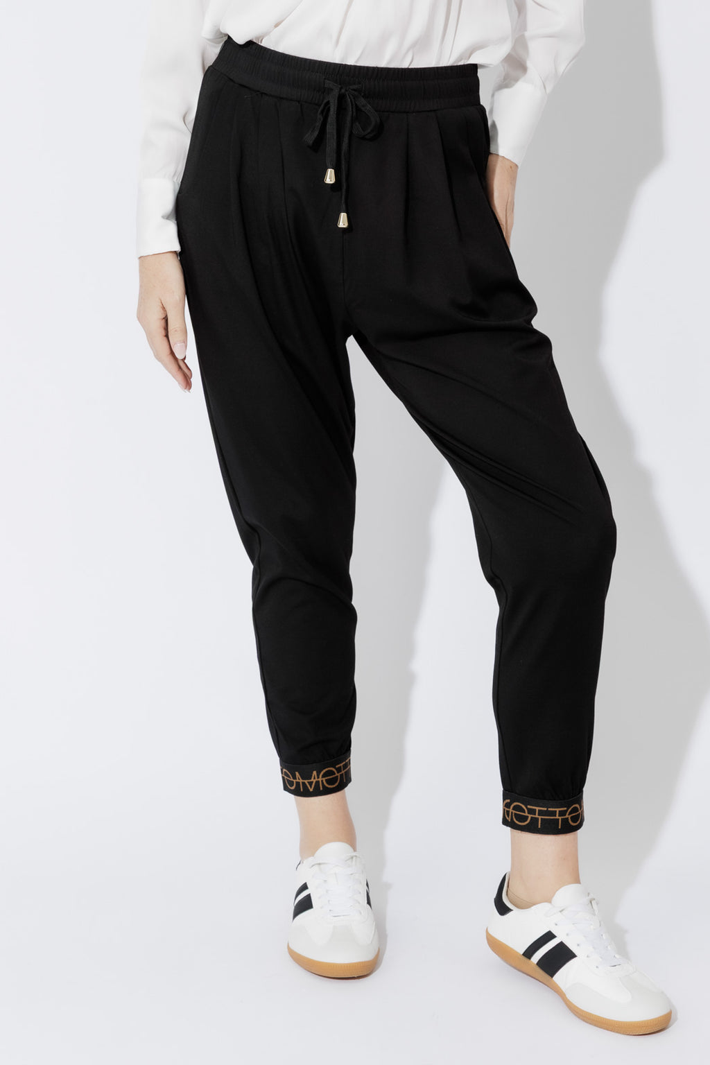 Black Luxe Street Pant