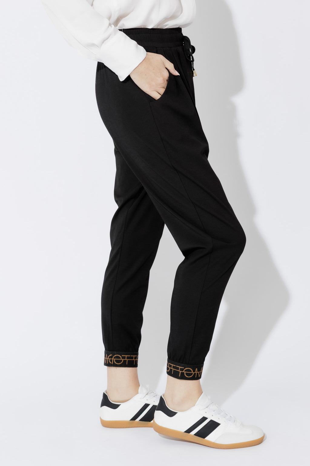 Black Luxe Street Pant