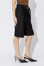 Black Lurex Cleo Short