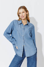 Mid Denim Cowboy Shirt Mid Denim