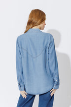Mid Denim Cowboy Shirt Mid Denim