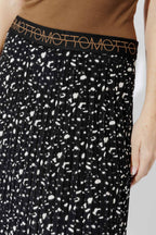 Black Sunray Pleat Skirt