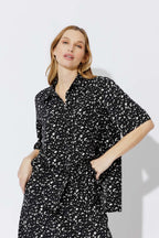 Black Silky Lottie Shirt