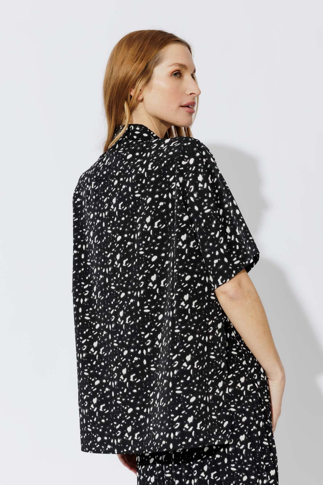 Black Silky Lottie Shirt