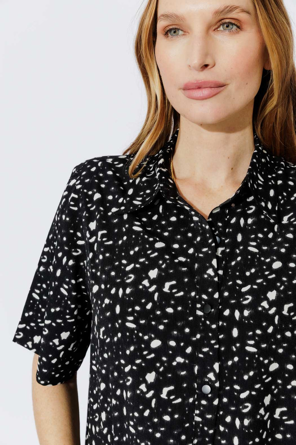 Black Silky Lottie Shirt