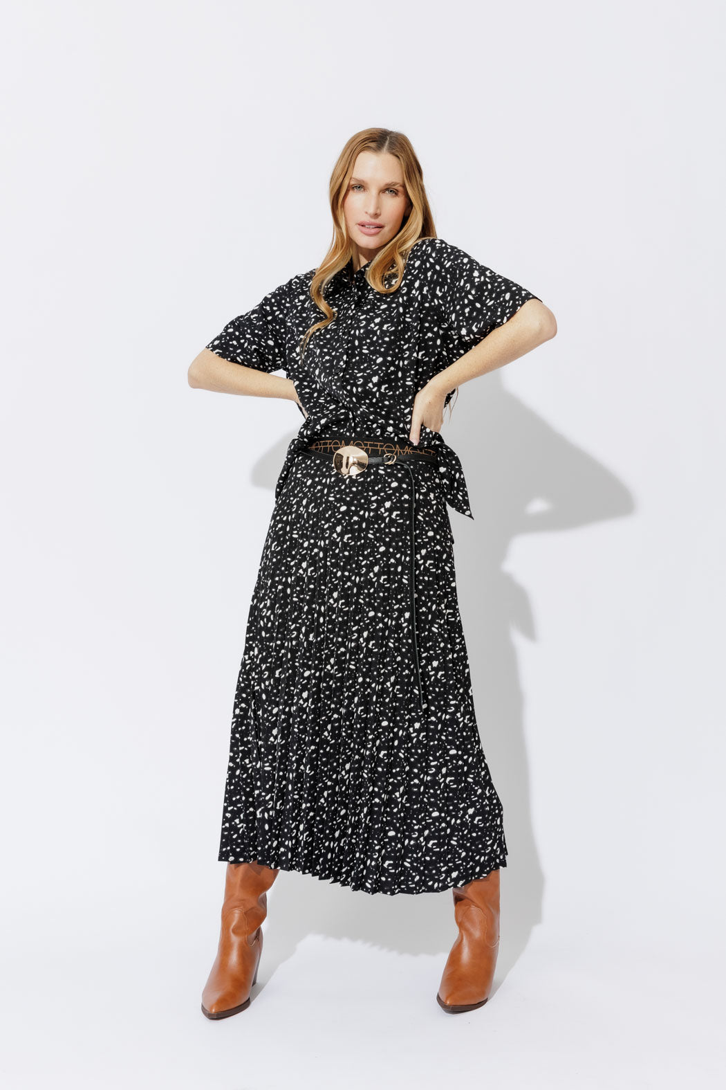 Black Silky Lottie Shirt