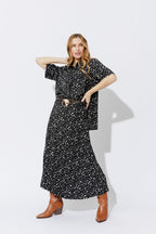 Black Silky Lottie Shirt