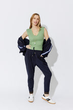 Navy Lux Street Pant