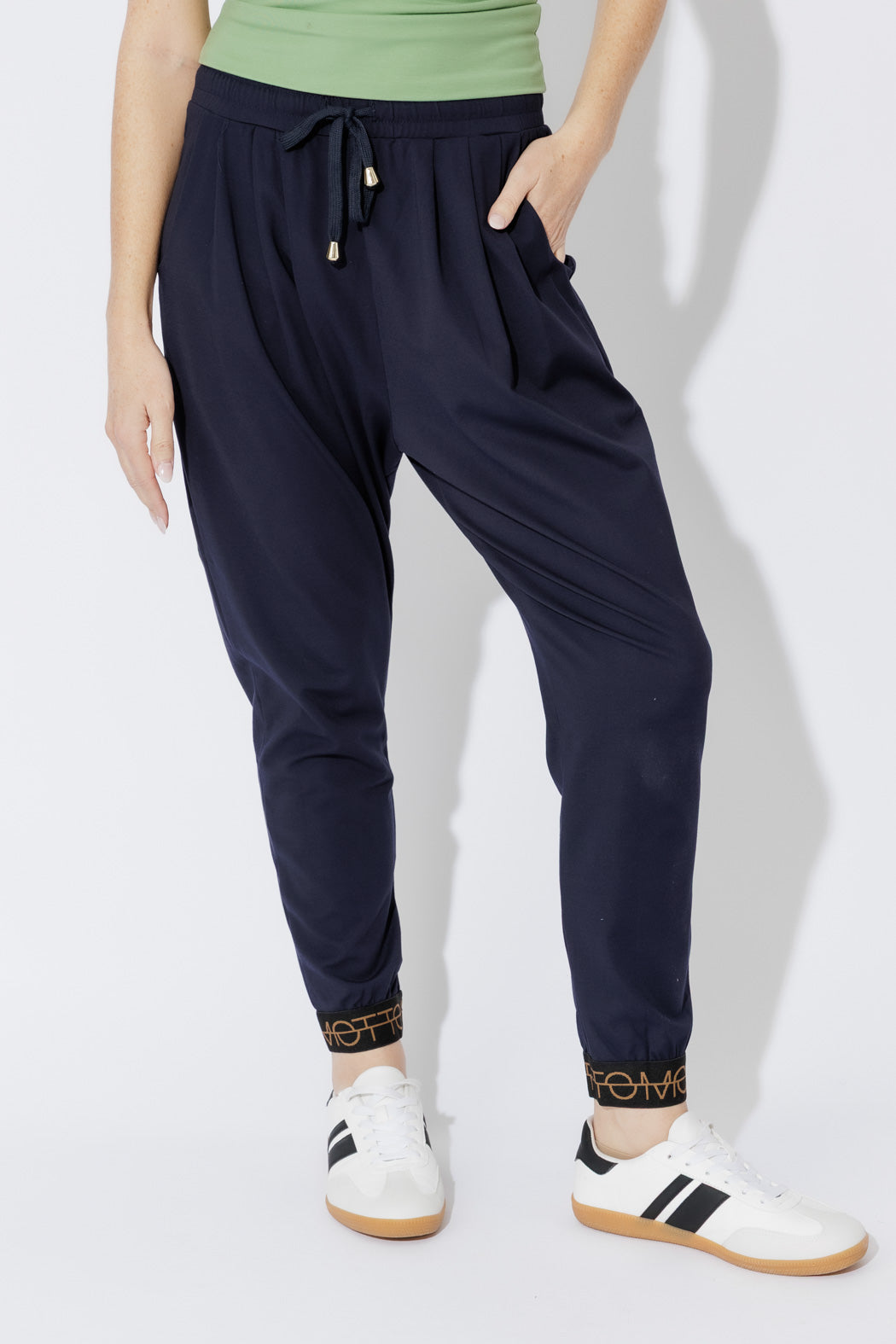 Navy Lux Street Pant