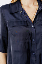 Navy Cargo Asana Shirt
