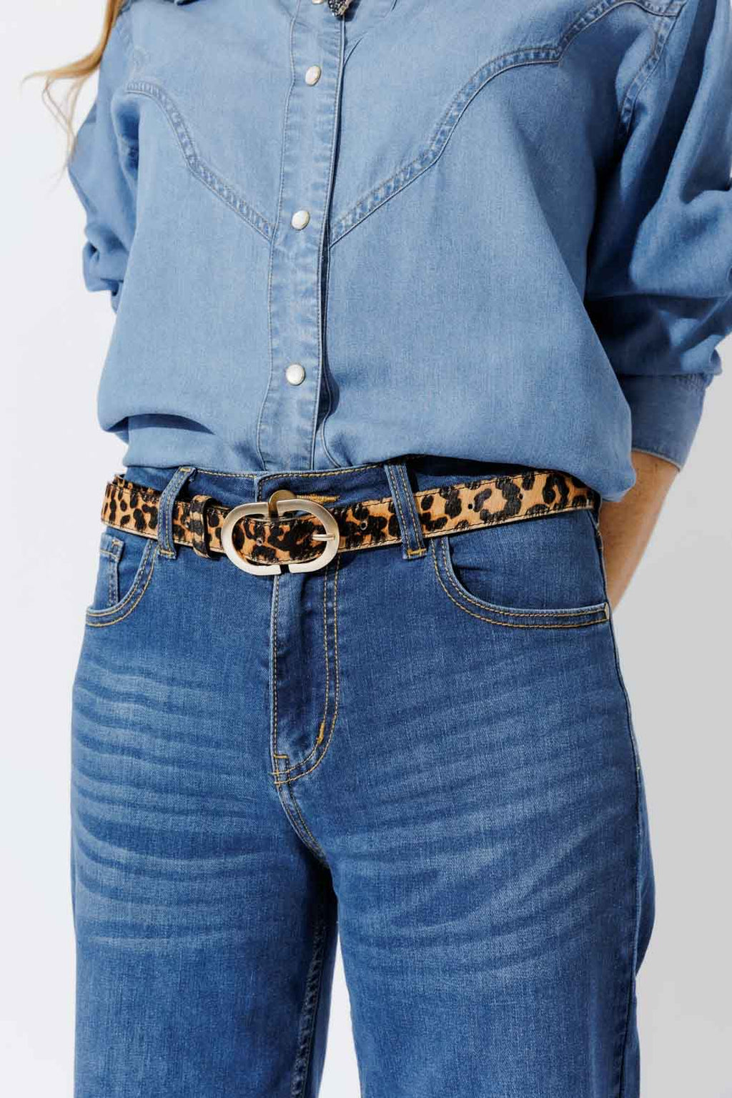 Leopard Hide Classic Belt