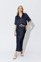 Navy Cargo Asana Shirt
