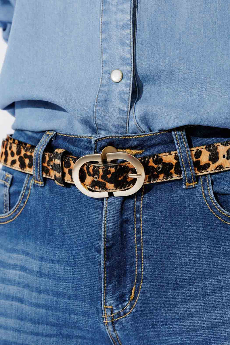Leopard Hide Classic Belt