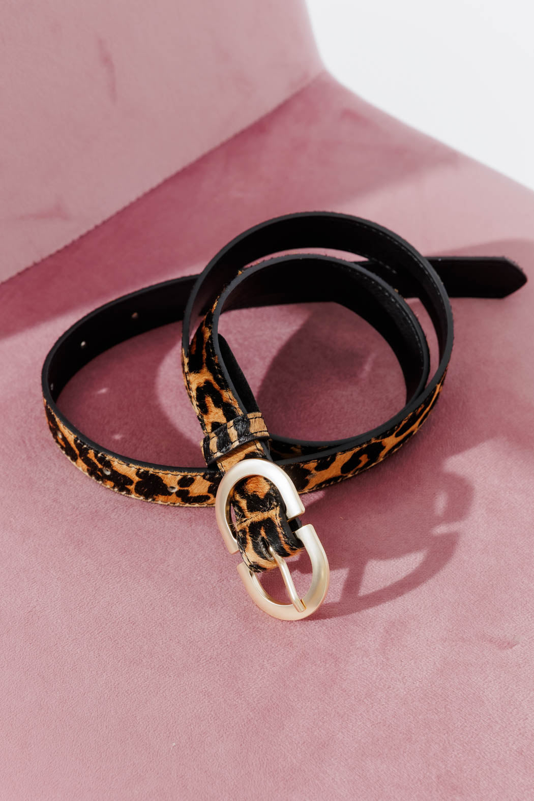 Leopard Hide Classic Belt