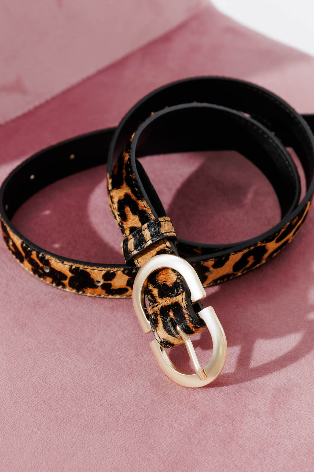 Leopard Hide Classic Belt