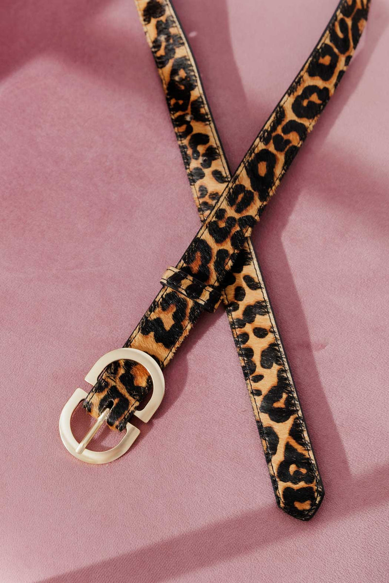 Leopard Hide Classic Belt