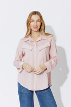 Pink Angle Pocket Shirt