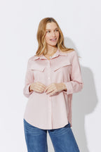 Pink Angle Pocket Shirt