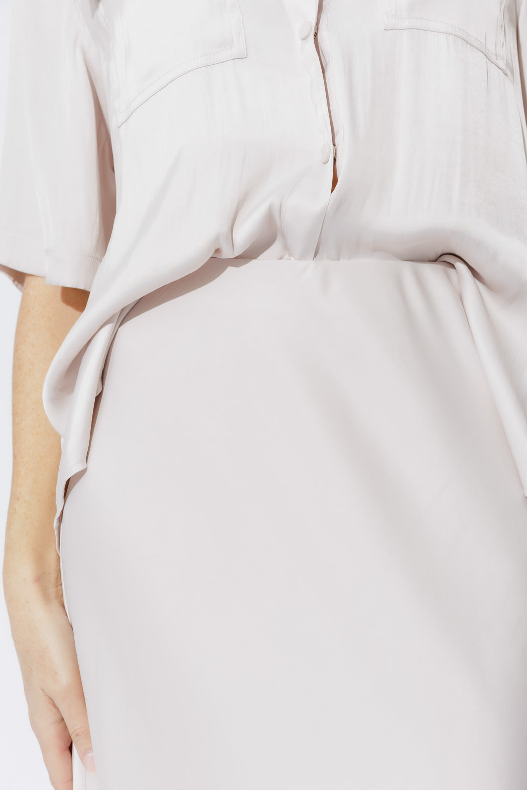 Oyster Bias Skirt