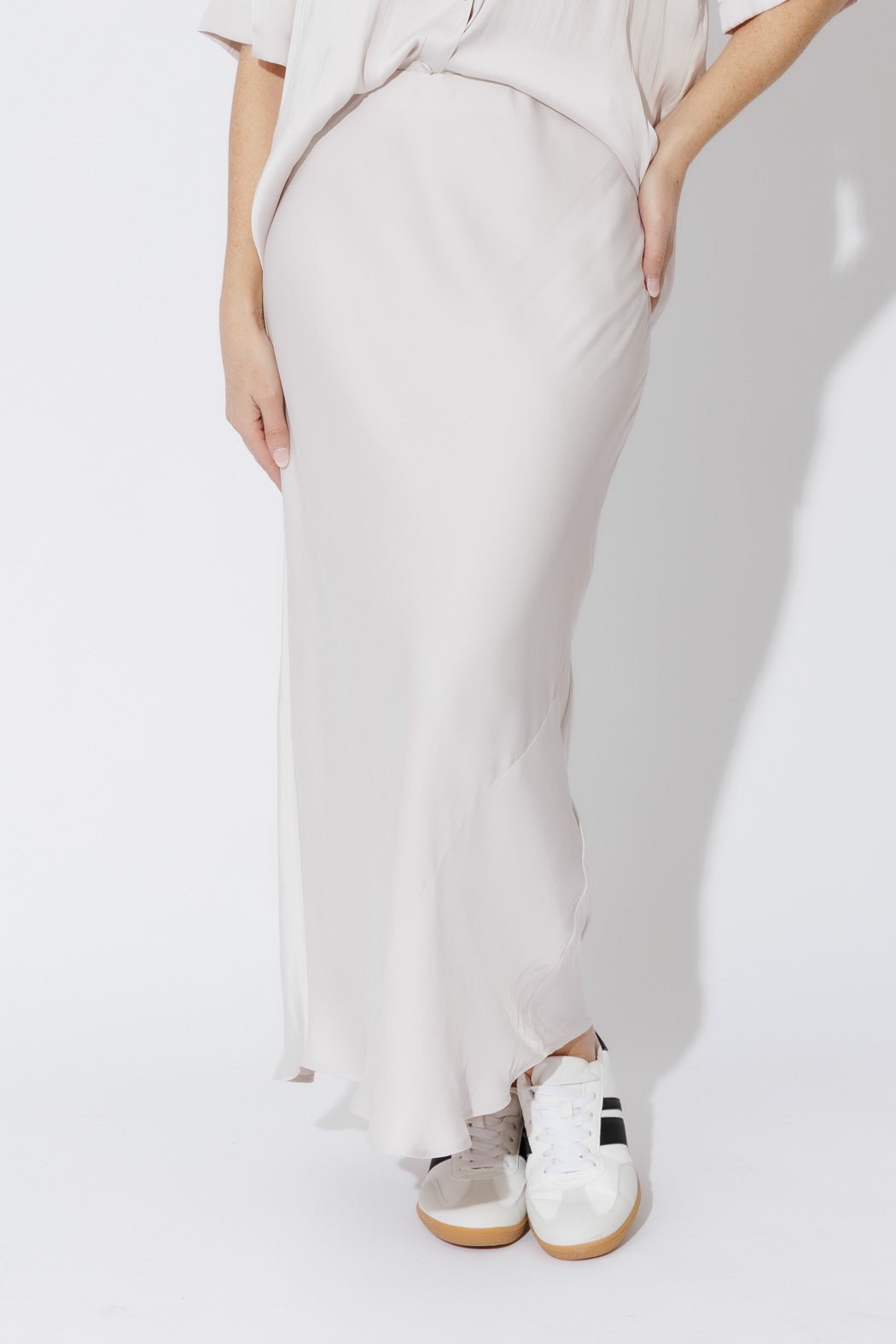 Oyster Bias Skirt