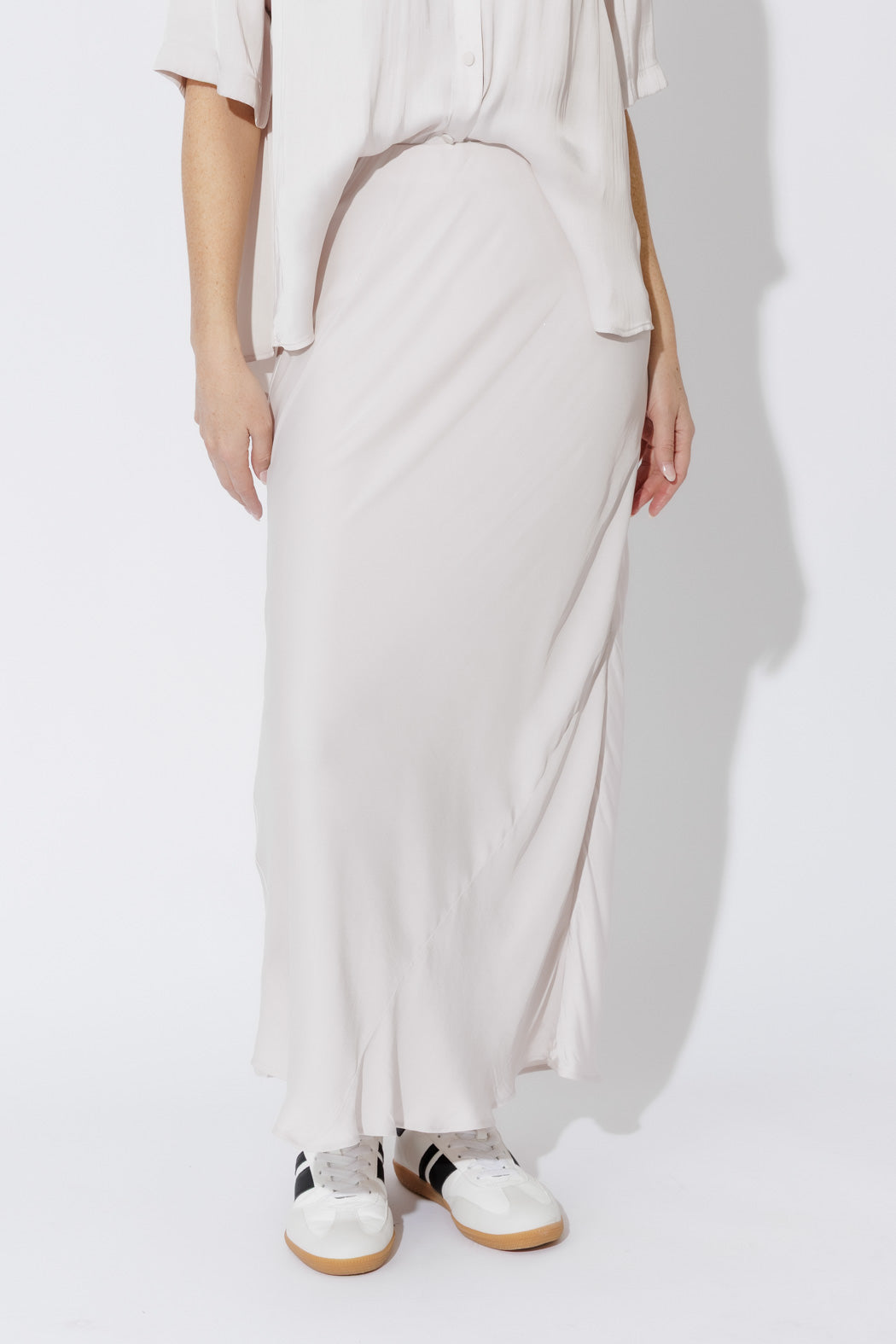 Oyster Bias Skirt