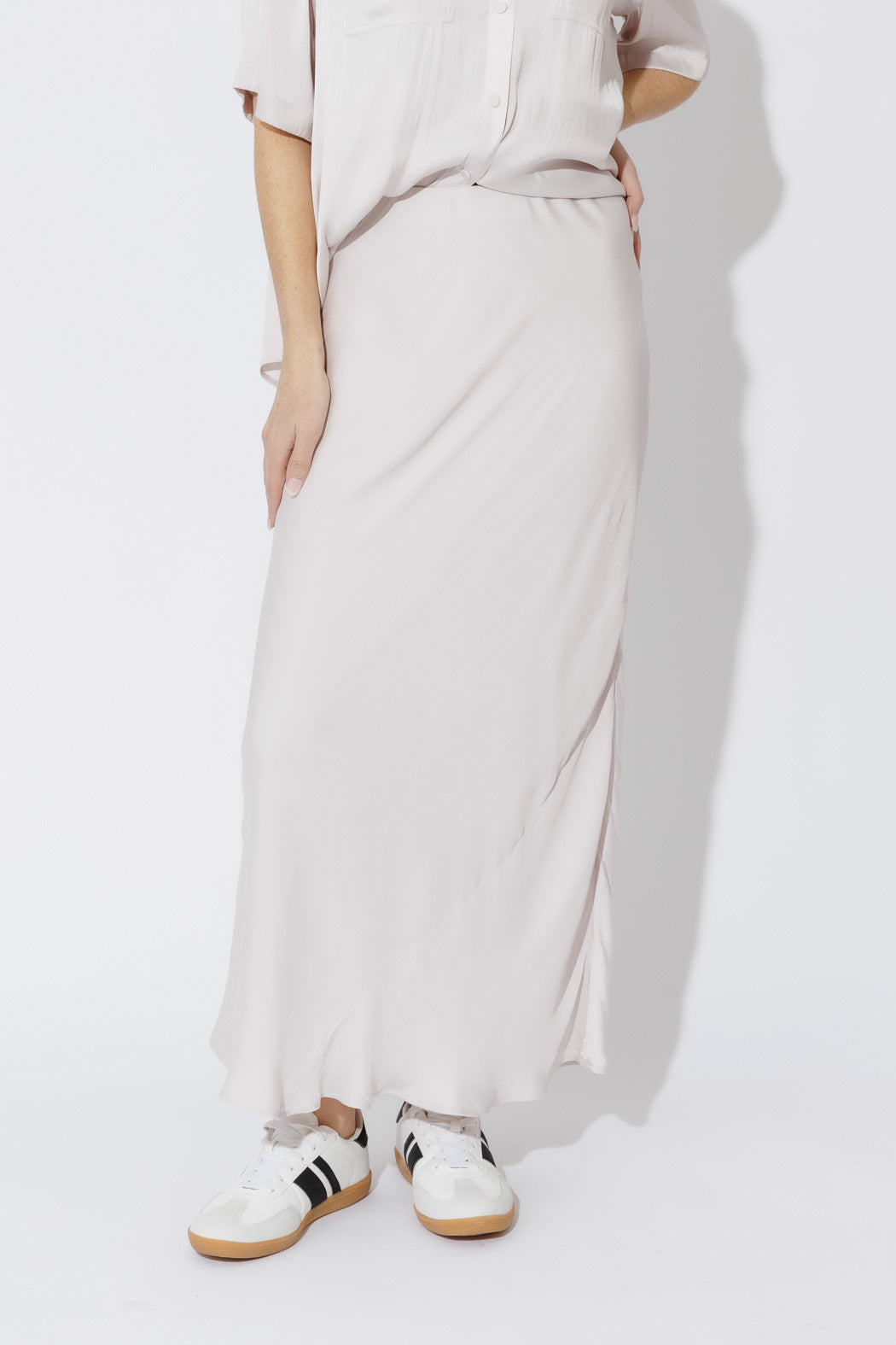 Oyster Bias Skirt