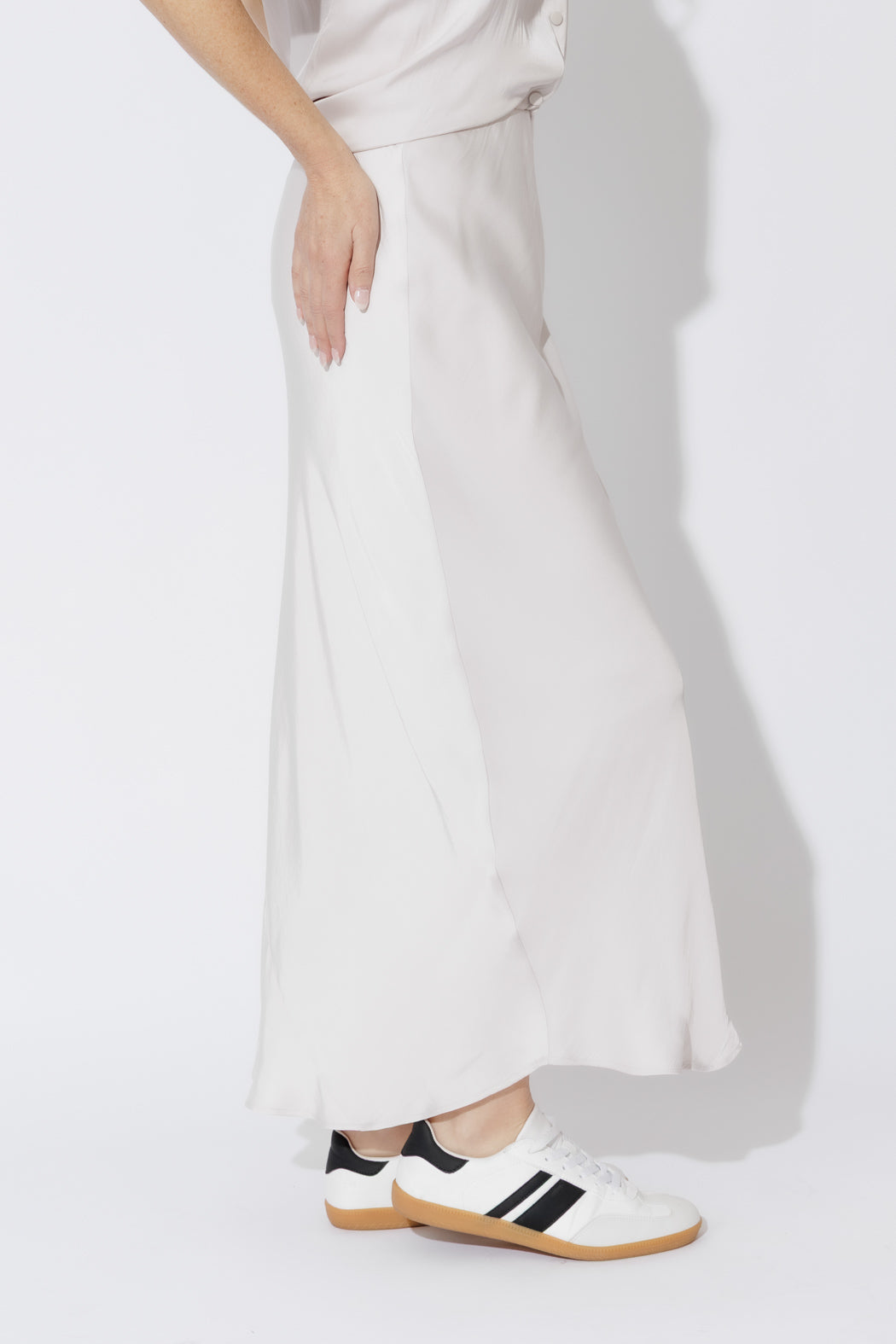 Oyster Bias Skirt