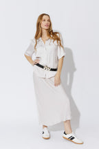 Oyster Bias Skirt