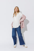 White Silky Milan Blogger Shirt