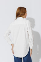White Cotton Milan Blogger Shirt