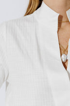 White Cotton Milan Blogger Shirt