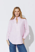 Pink Cotton Milan Blogger Shirt