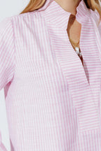 Pink Cotton Milan Blogger Shirt