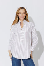 Chocolate Cotton Milan Blogger Shirt