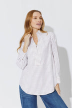 Chocolate Cotton Milan Blogger Shirt